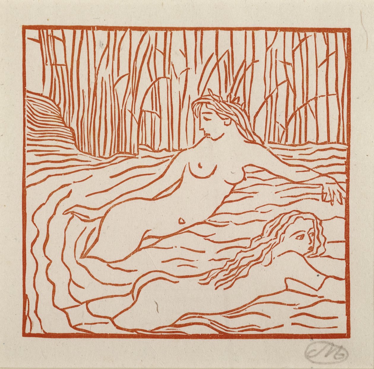 Galatea im Wasser alkotó: Aristide Maillol