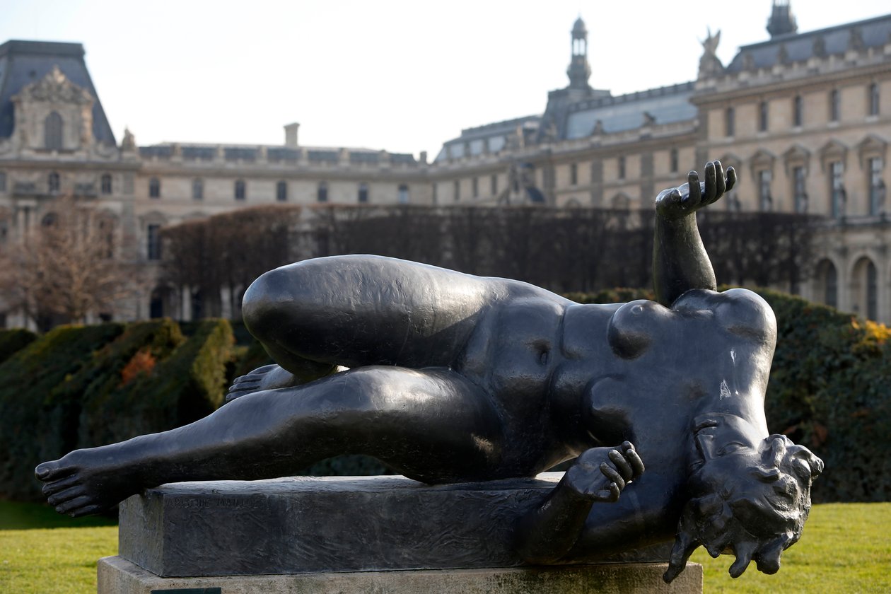 Tuileriák kertje, Aristide Maillol, folyó alkotó: Aristide Maillol