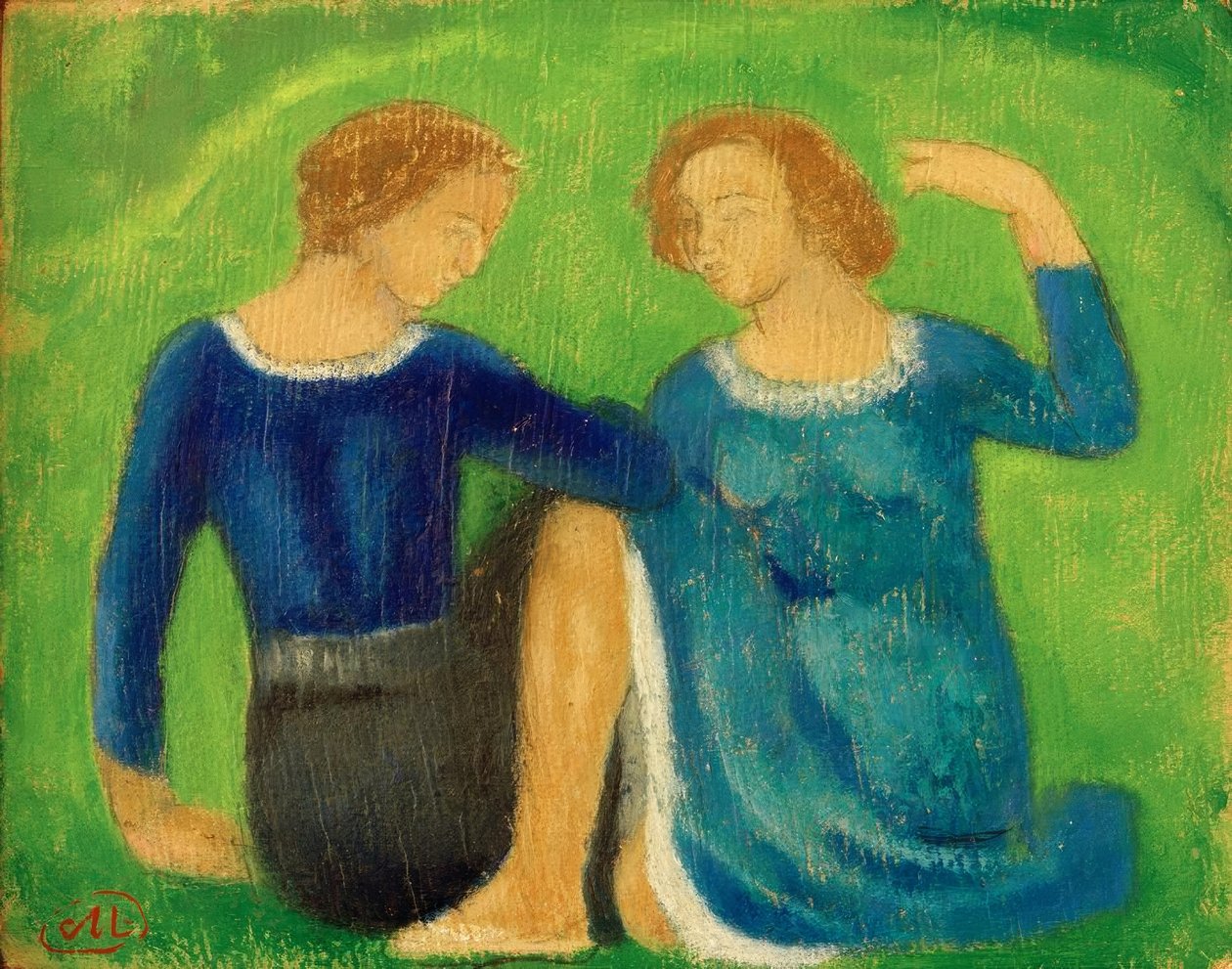 Les deux soeurs (A két nővér) alkotó: Aristide Maillol