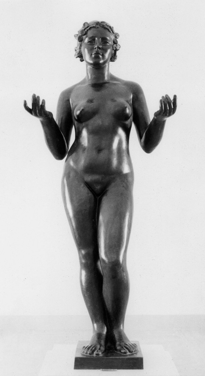 A három nimfa egyike alkotó: Aristide Maillol