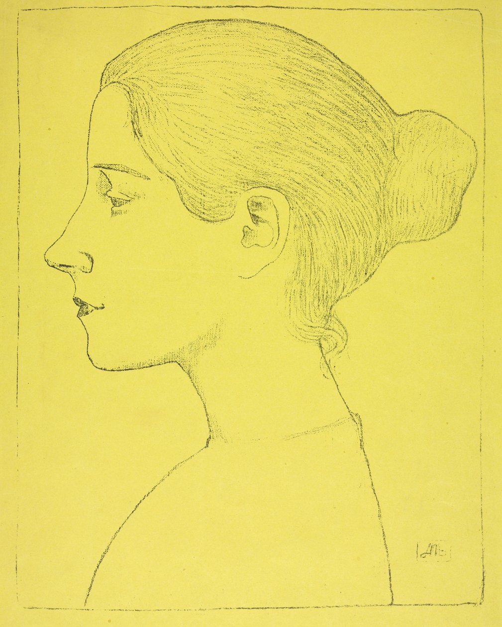 Porträt einer jungen Frau alkotó: Aristide Maillol