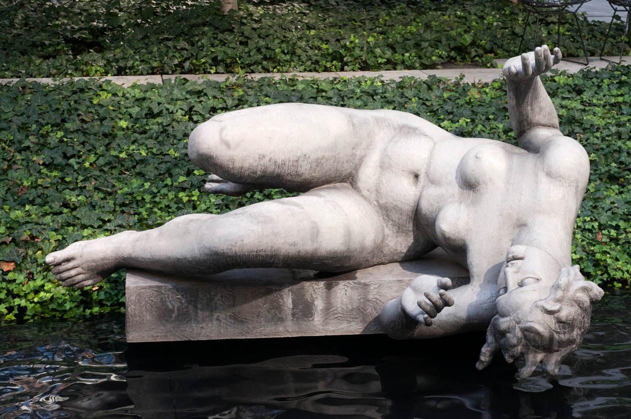A folyó, Aristide Maillol, a szoborkertben, Museum of Modern Art, New York (fotó) alkotó: Aristide Maillol