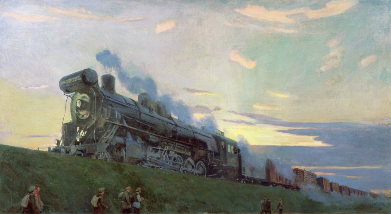 Szupererős gőzgép, 1935 alkotó: Arkadij Aleksandrovic Rylov