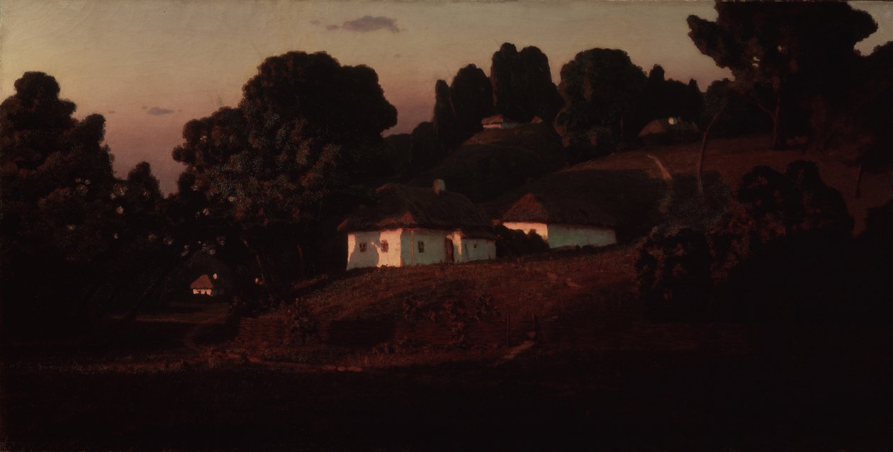 Este Ukrajnában, 1878 alkotó: Arkhip Ivanovich Kuindzhi