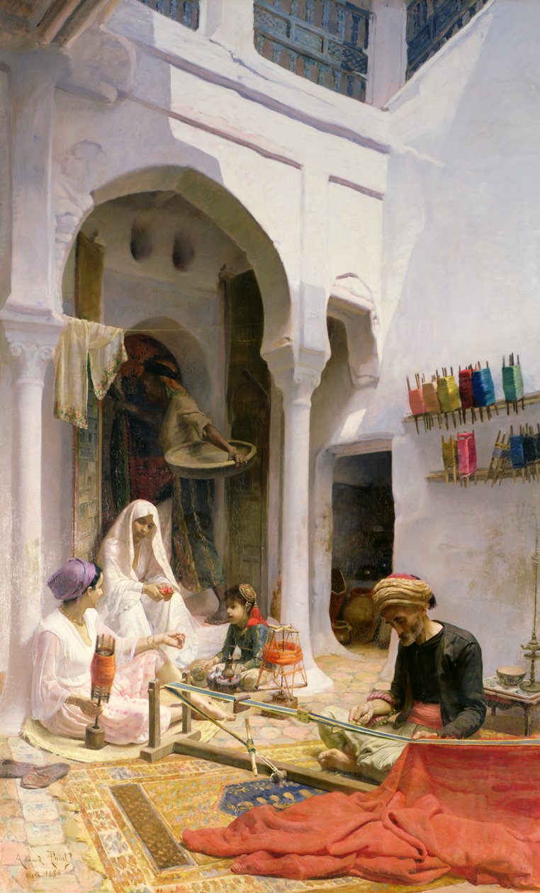 Egy arab takács, 1886 alkotó: Armand Point