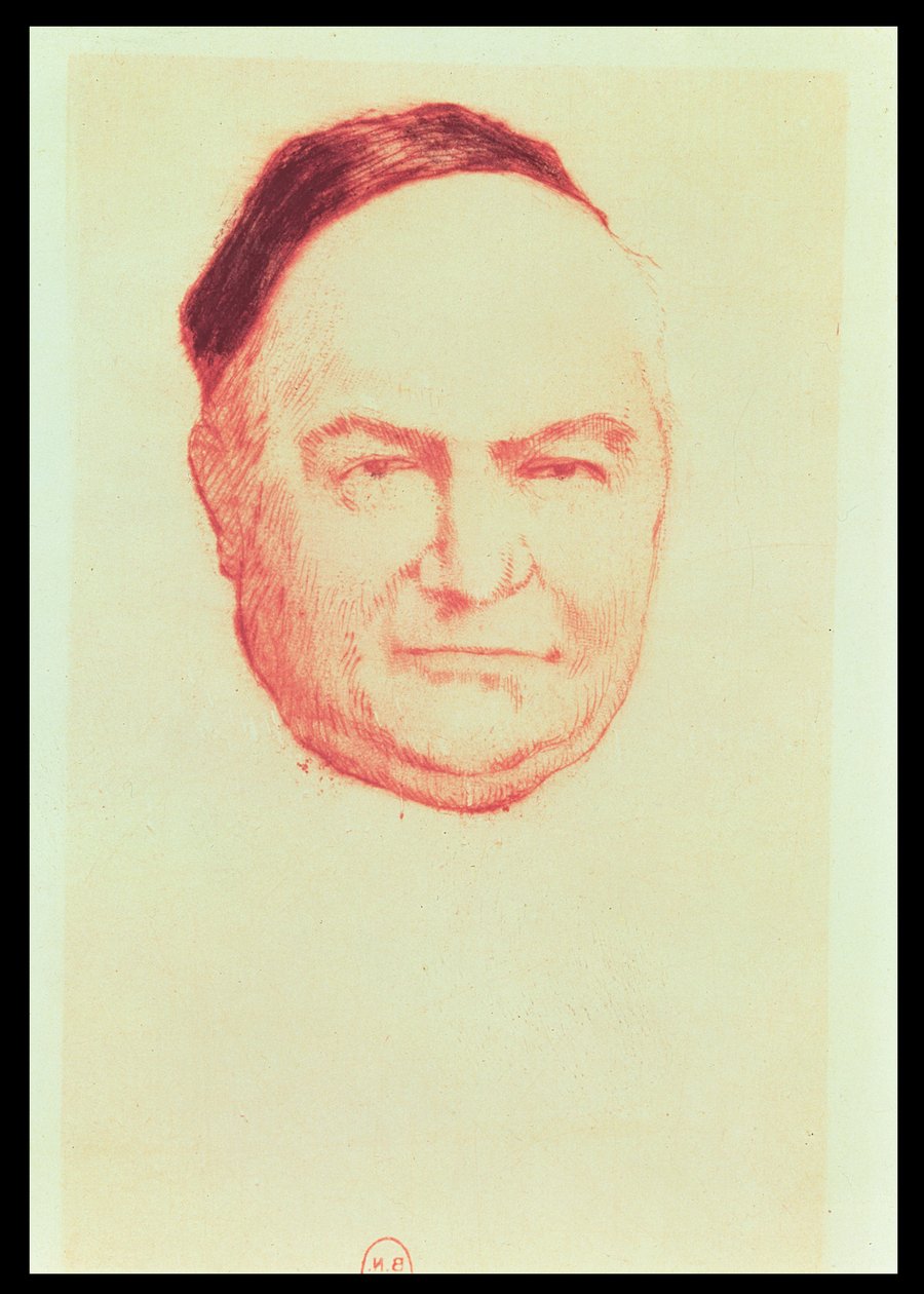 Charles Augustin Sainte-Beuve portréja (1804-69) alkotó: Armand Rassenfosse