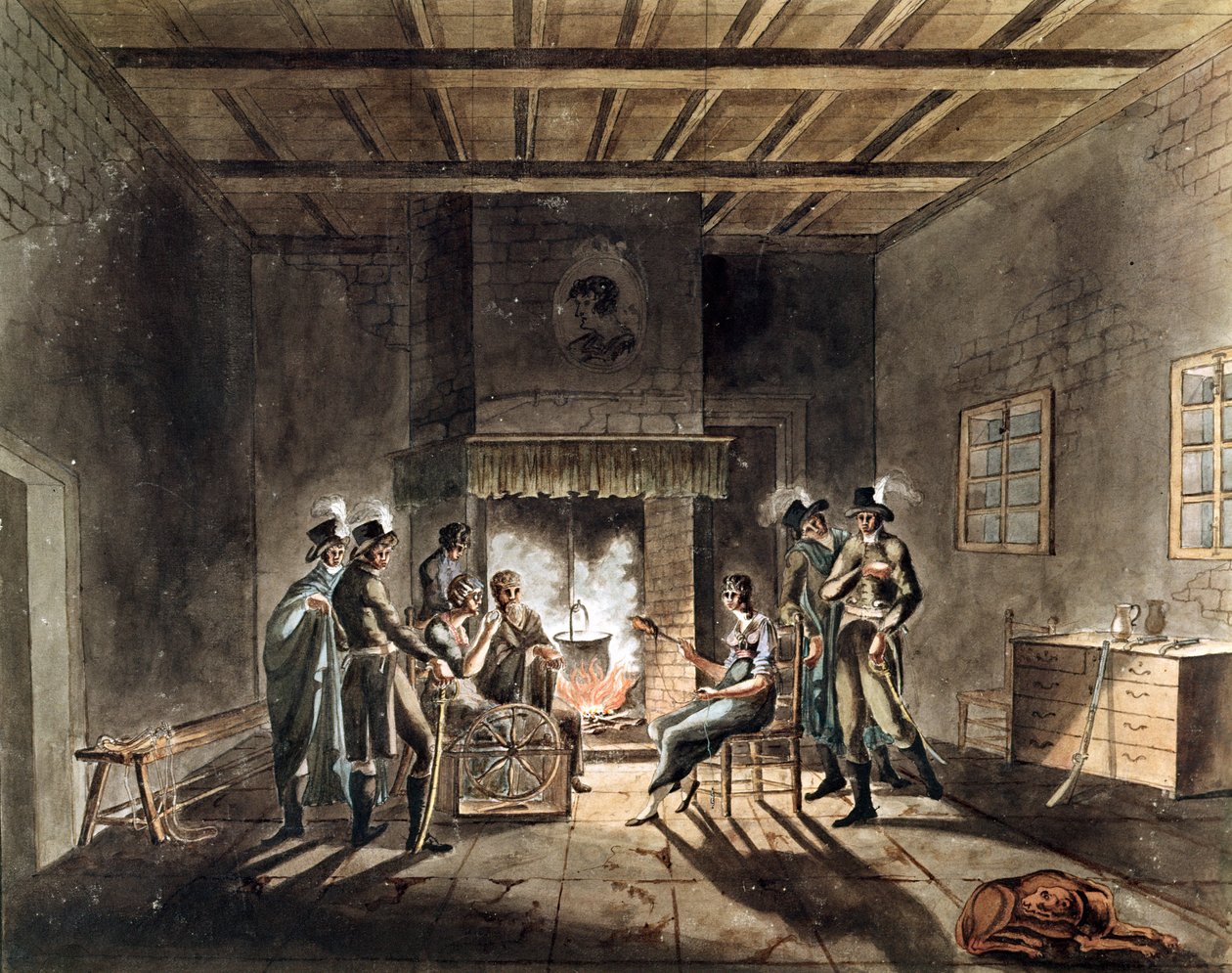 A Cadoudal-ügy összeesküvői, 1804 körül alkotó: Armand de Polignac