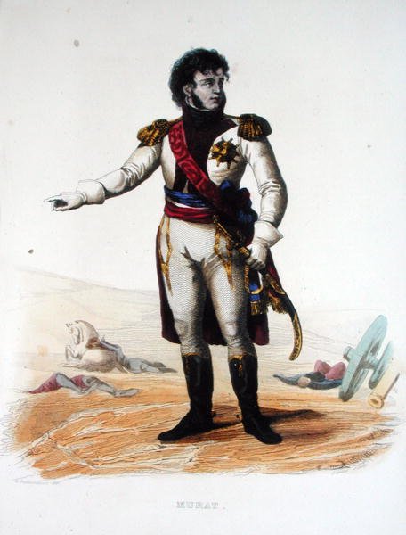 Joachim Murat (kb.1767-1815) portréja, E. Mennechet „Le Plutarque Francais” című művéből alkotó: Armand (after) Guilleminot