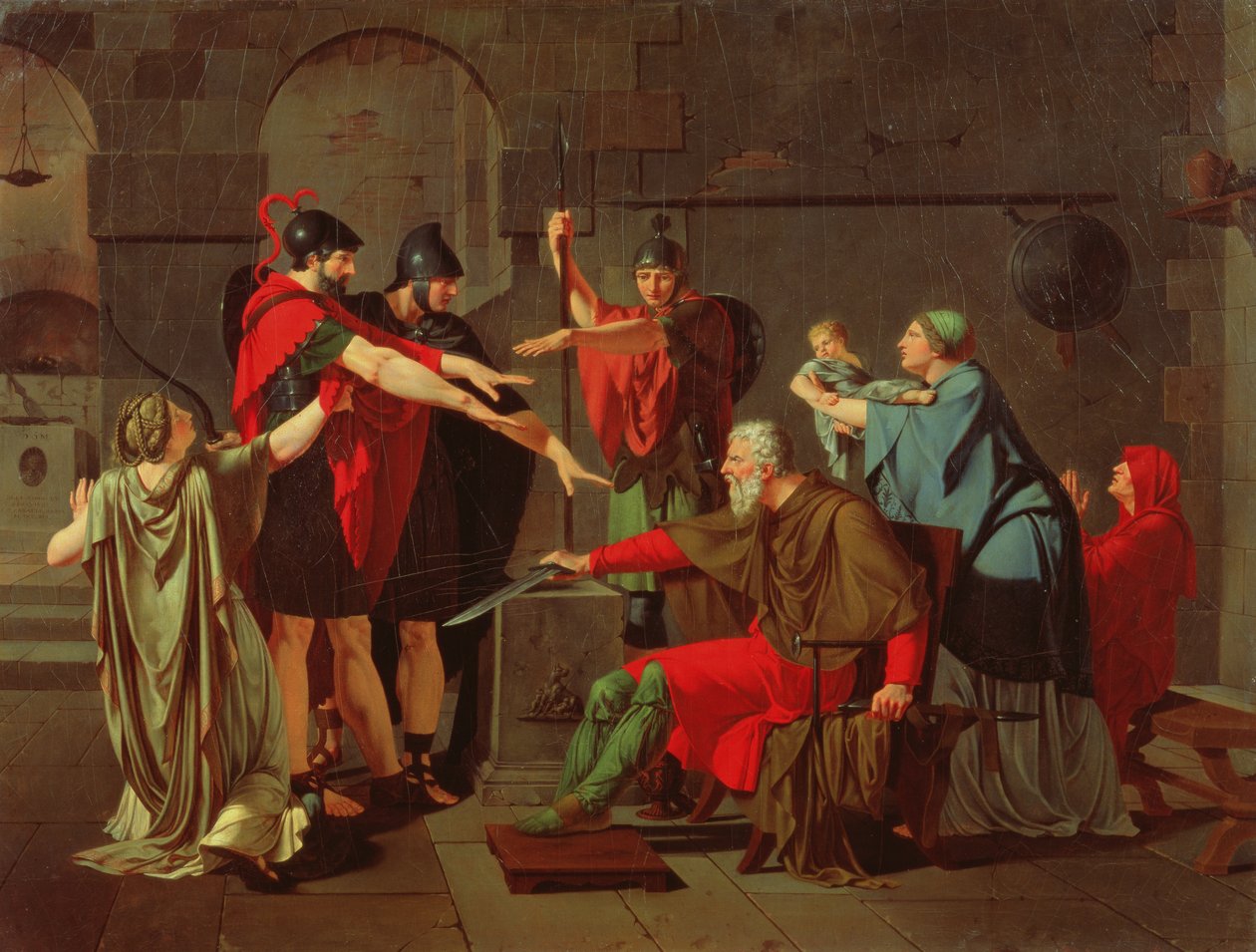 A horatii eskü, 1791 alkotó: Armand Charles Caraffe