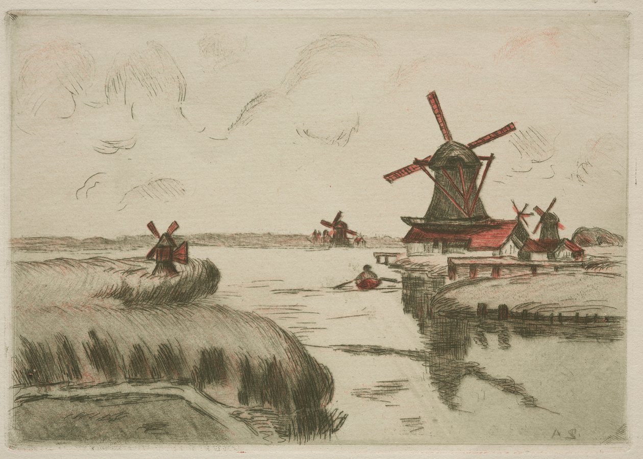 Kilátás Saardam felől alkotó: Armand Guillaumin