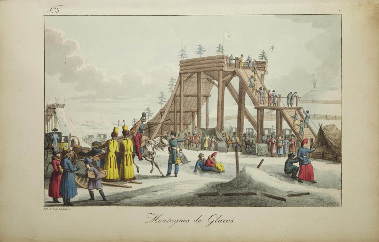 Orosz Jéghegy, 1817 alkotó: Armand Gustave Houbigant