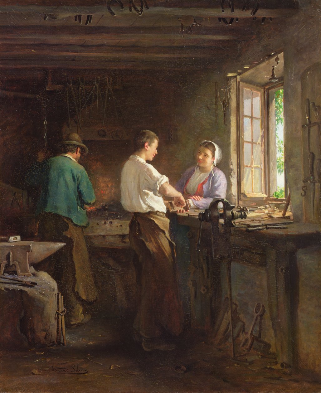 Lakatos (olaj, vászon) alkotó: Armand Hubert Simon Leleux