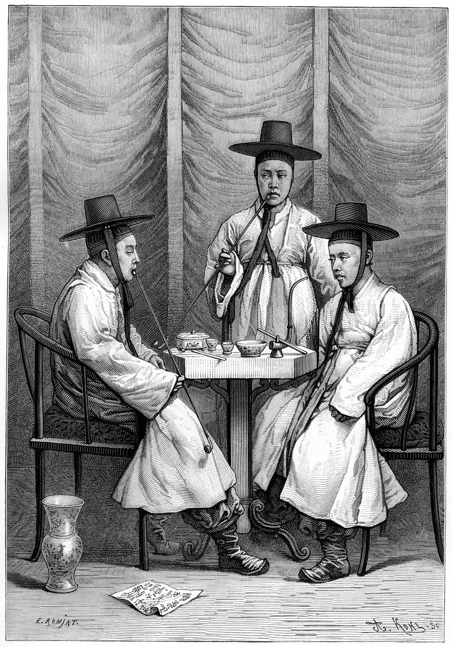 Koreai mandarin, 1895. alkotó: Armand Kohl