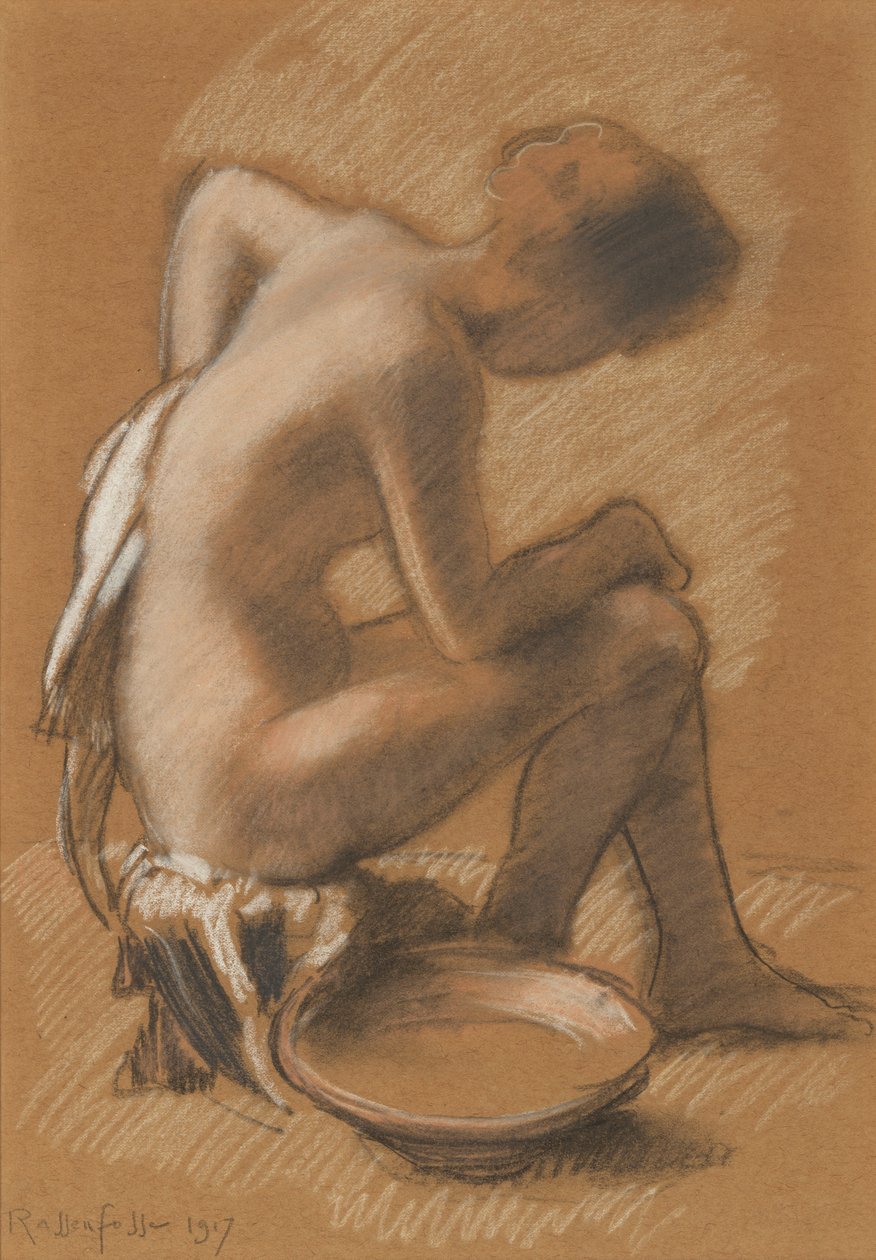 Nő a WC-nél Nő a WC-nél, 1917. alkotó: Armand Rassenfosse