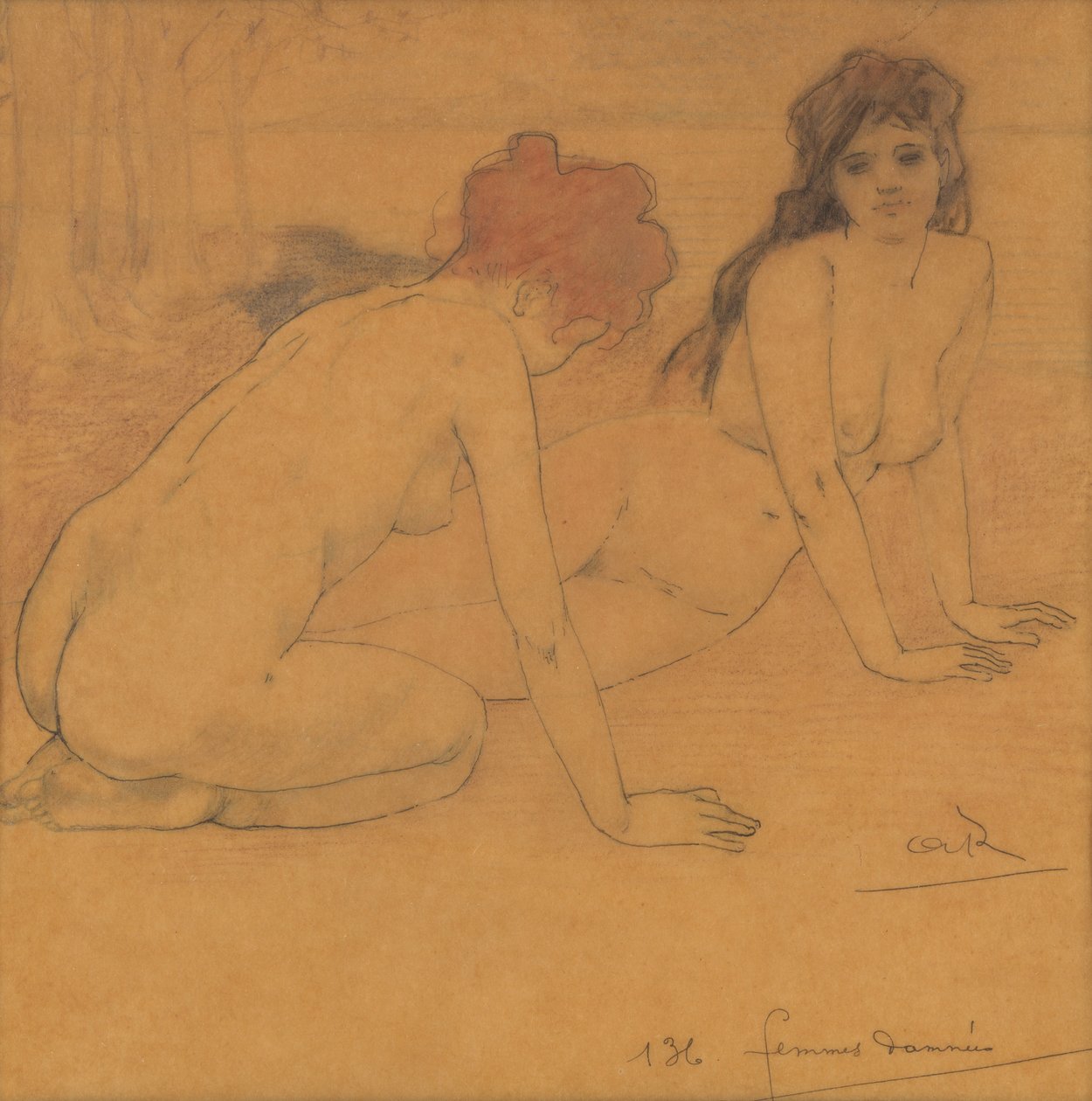 Damned Women Damned Women, 1899. alkotó: Armand Rassenfosse