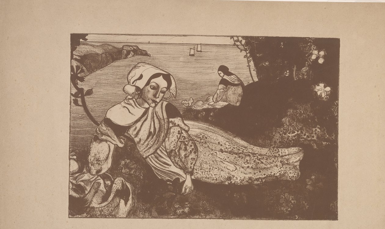 La Primavera (tavasz) 1894 (cinkográf) alkotó: Armand Séguin