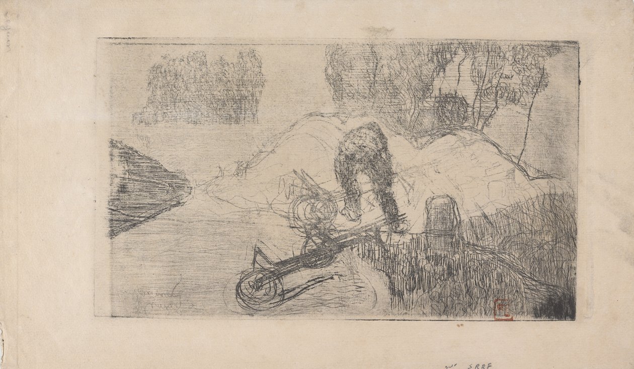 Le Debardeur (A Stevadore) 1893 (rézkarc) alkotó: Armand Séguin
