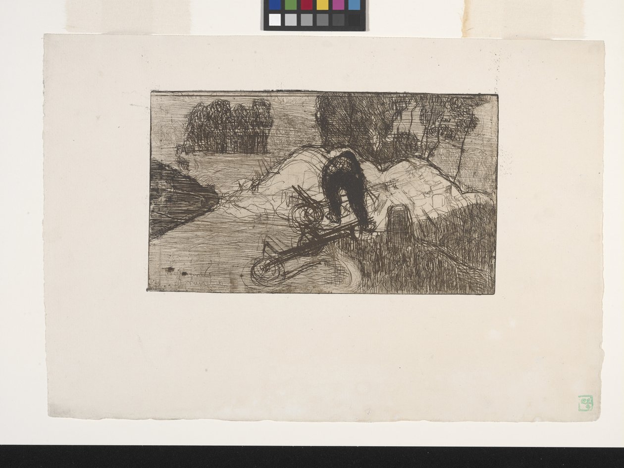 Le Debardeur (The Stevedore) (rézkarc) alkotó: Armand Séguin