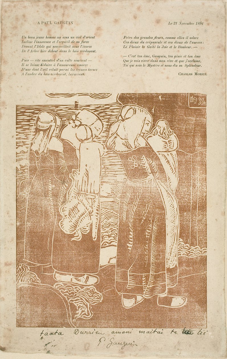 Három breton nő csecsemőkkel alkotó: Armand Séguin