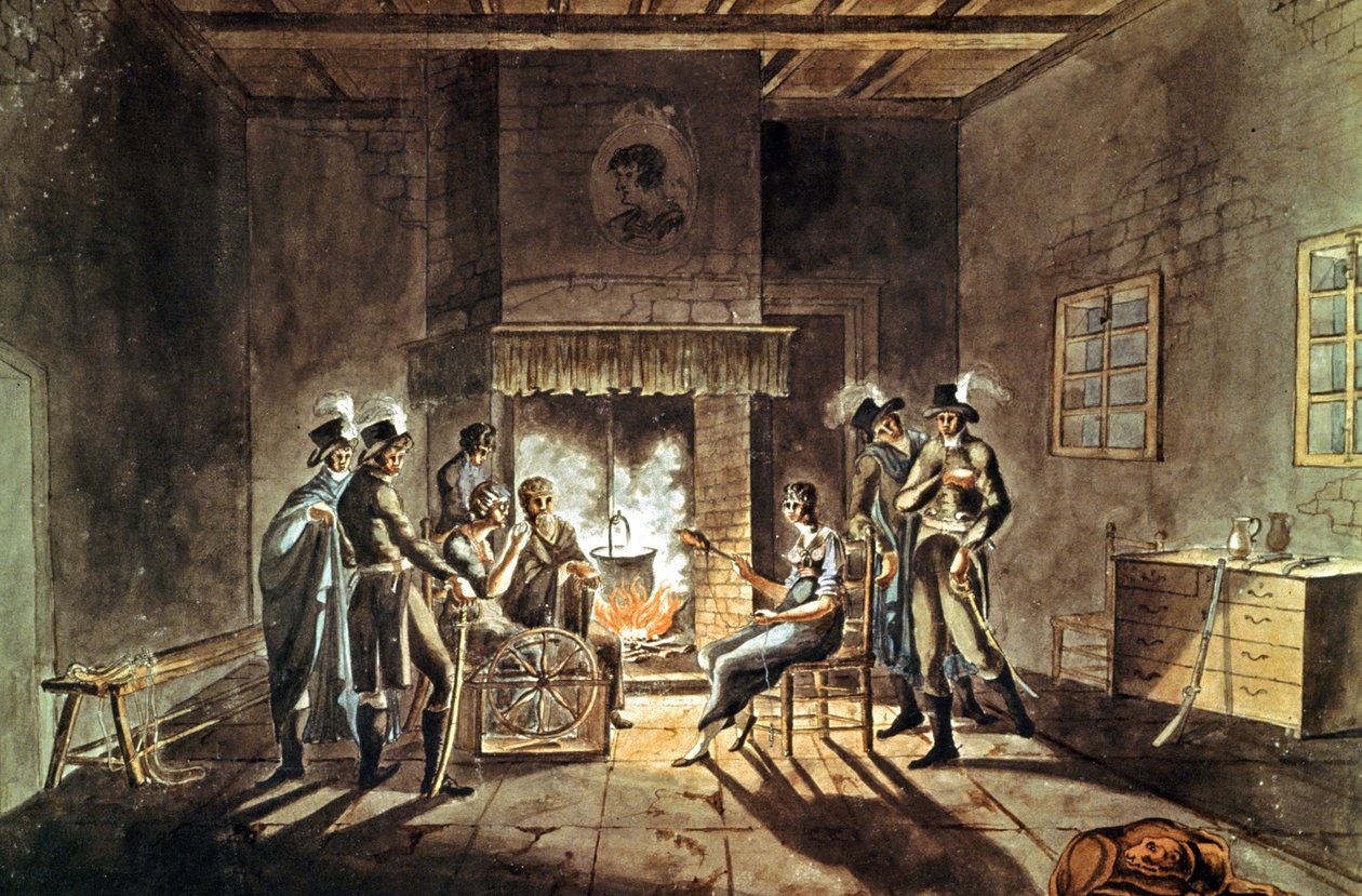 Cadoudal összeesküvése, 19. század eleje (guache) alkotó: Armand de Polignac