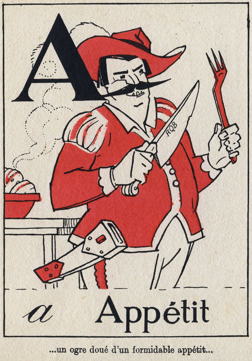 A betű: "Appetit", in L