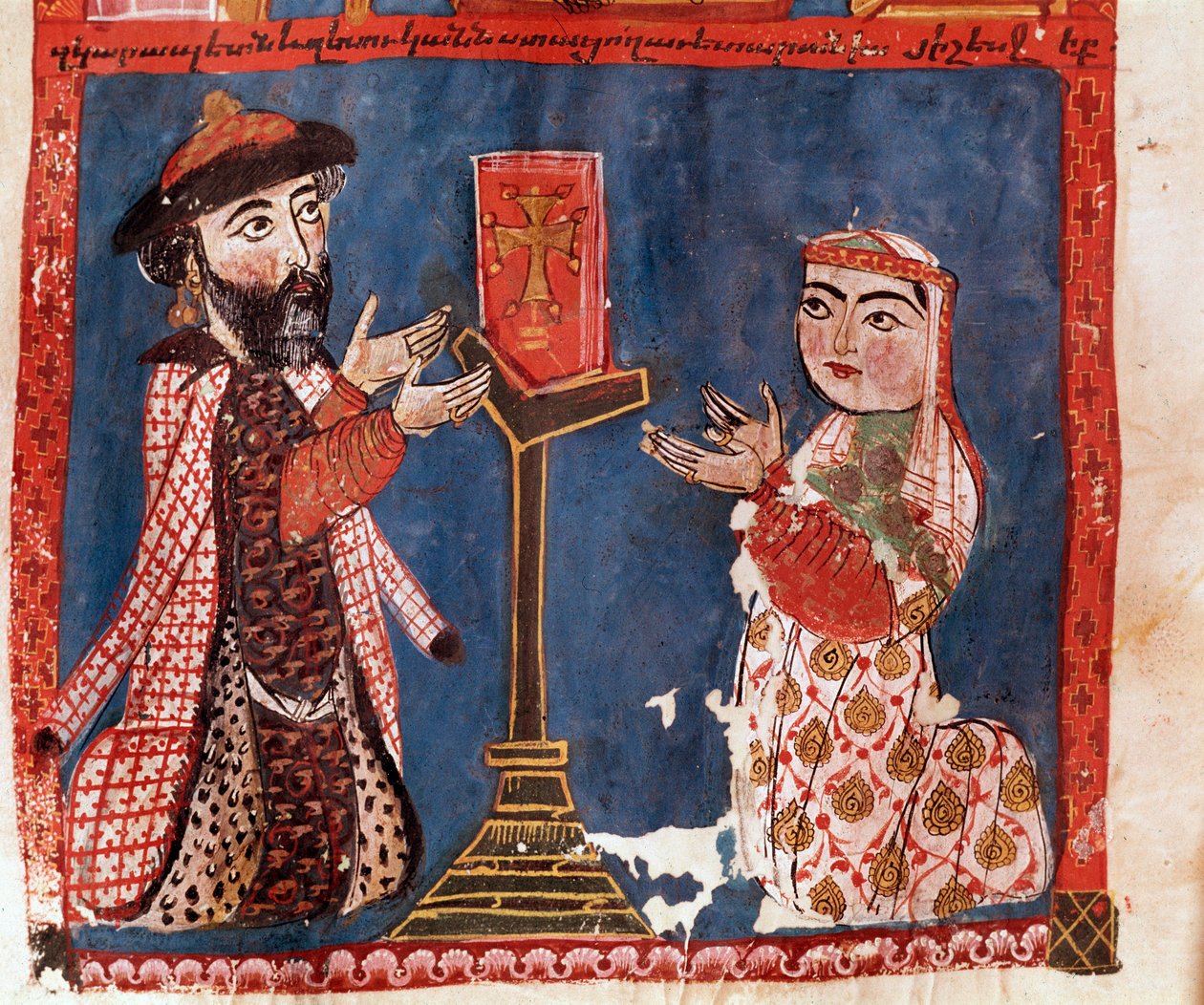 A két donor (miniatűr alkotó: Armenian School