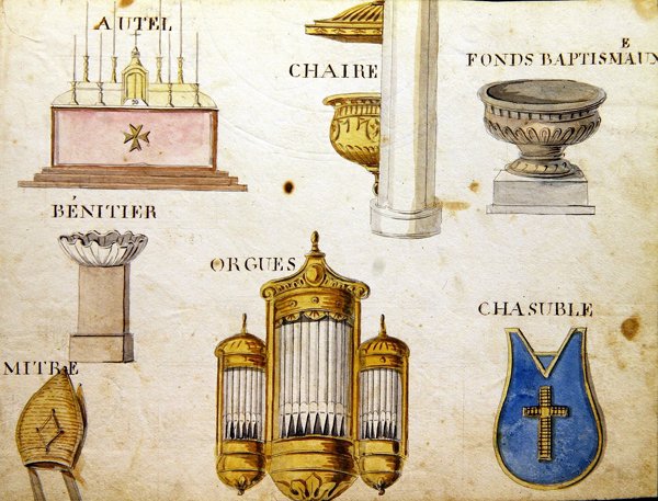 Illusztrációk az 1814-es francia ábécé könyvéből, pub. szerző: Charles Plante Fine Arts alkotó: Arnaud de Beauregard