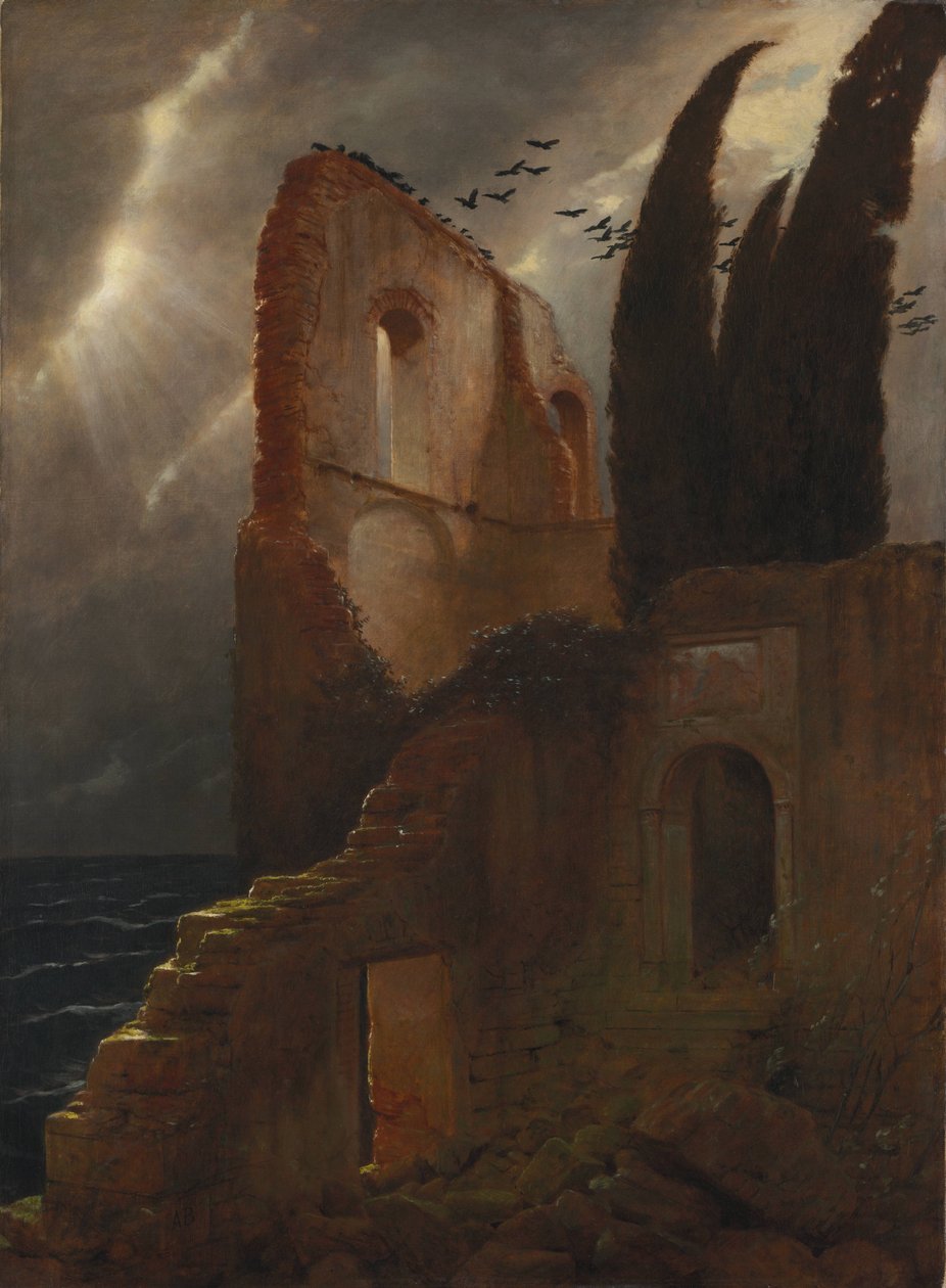 Rom a tenger mellett alkotó: Arnold Böcklin