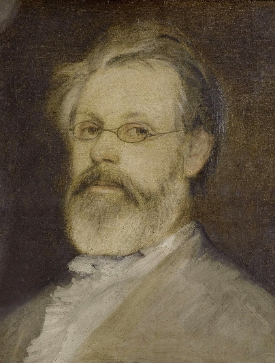 Friedrich Weber arcképe alkotó: Arnold Böcklin