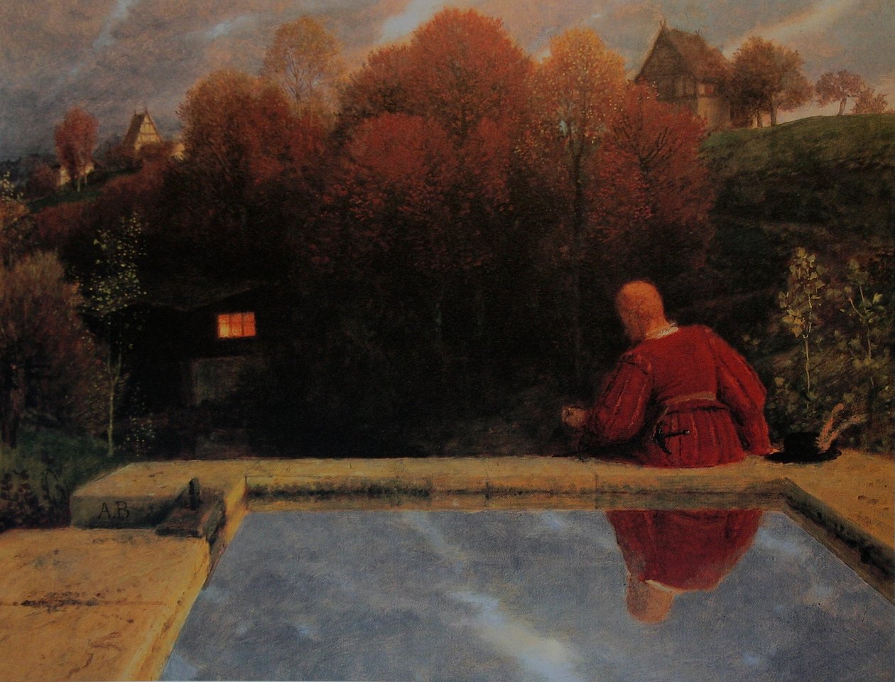 a hazatérést alkotó: Arnold Böcklin