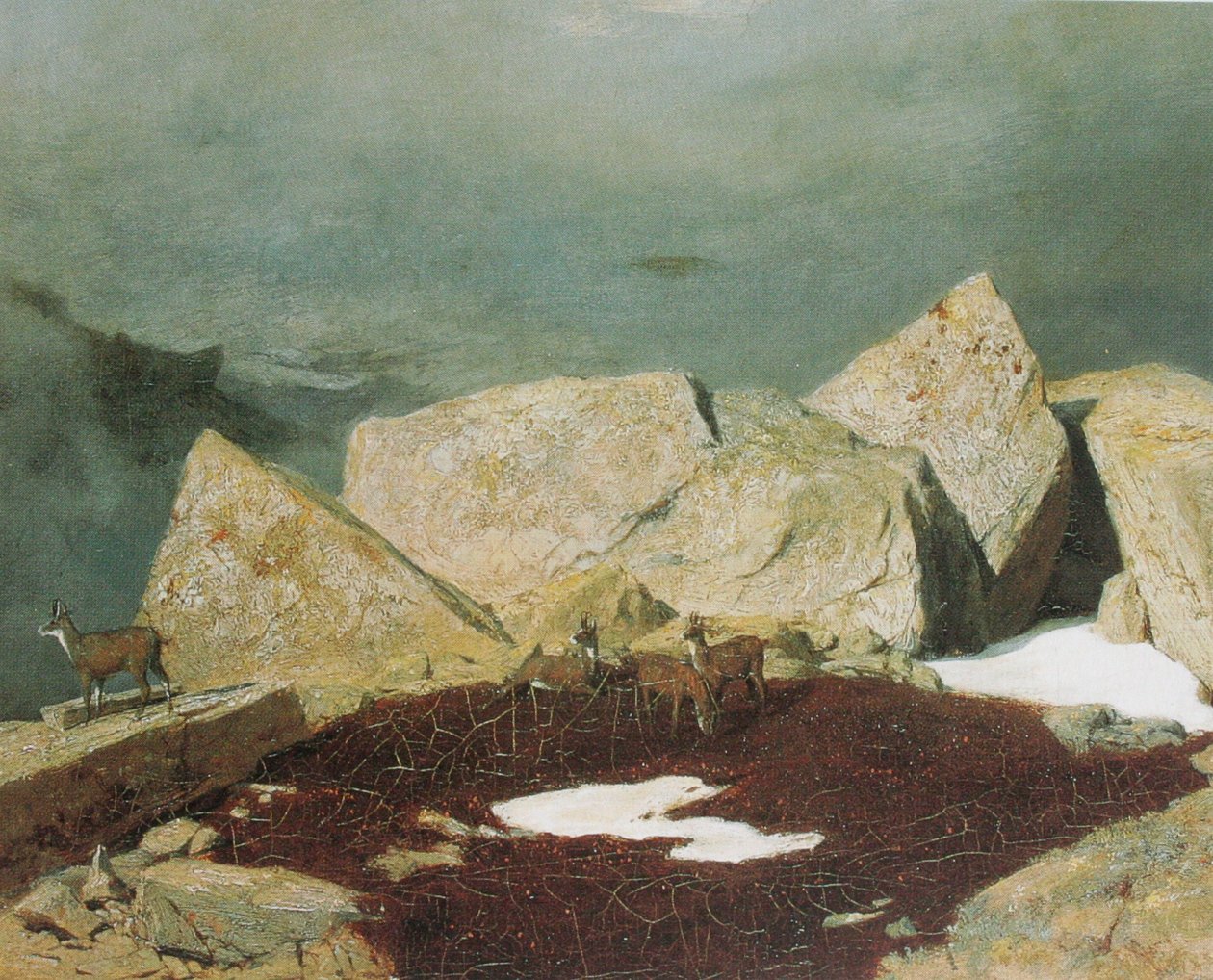 Magas hegyek zergővel alkotó: Arnold Böcklin