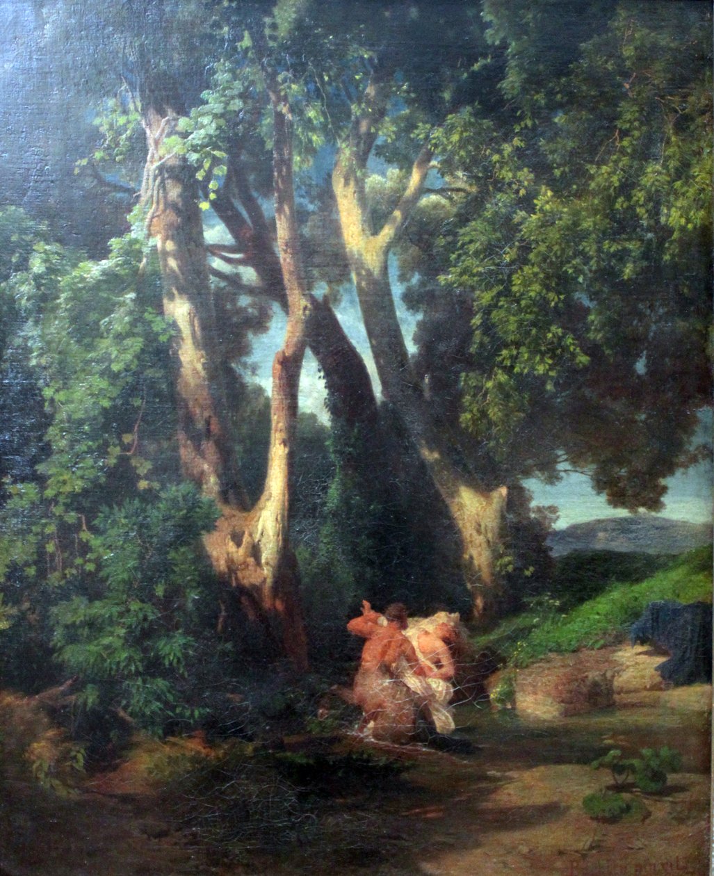 Kentaur és nimfa alkotó: Arnold Böcklin