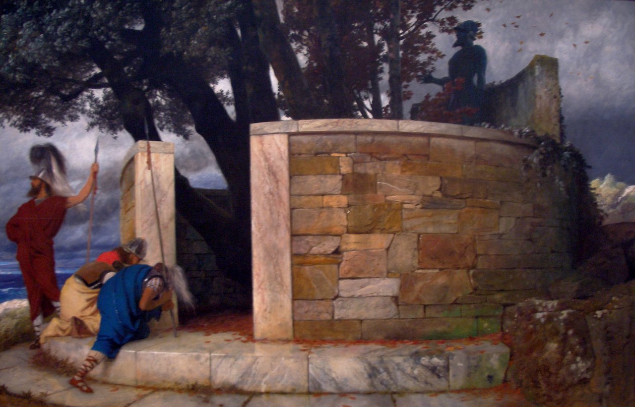 Herkules szentélye alkotó: Arnold Böcklin