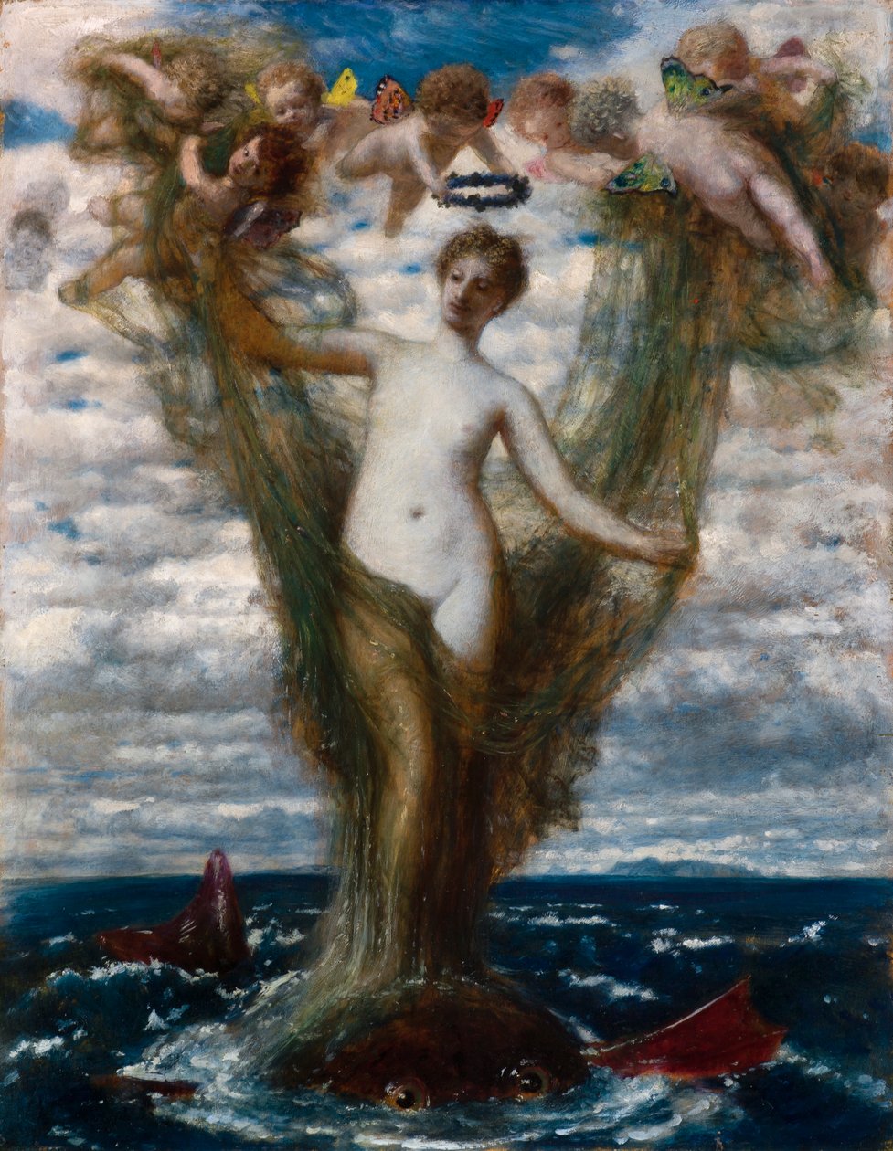 Venus Anadyomene alkotó: Arnold Böcklin