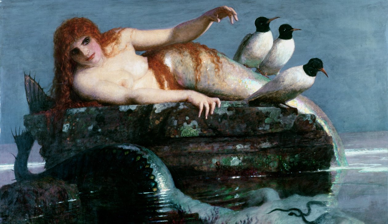Nyugodt tenger, 1886-87 alkotó: Arnold Böcklin