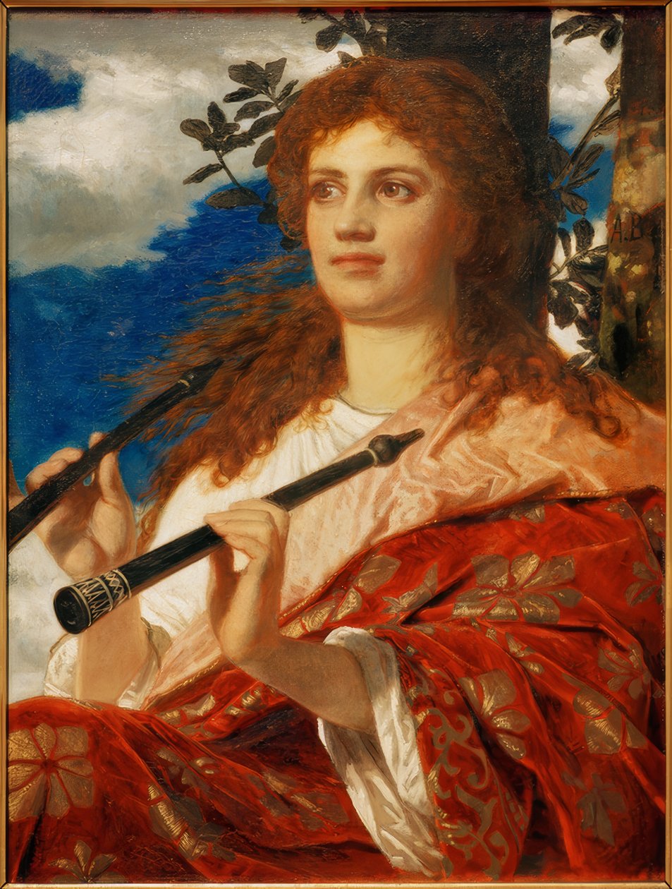 Anakreón múzsája alkotó: Arnold Böcklin