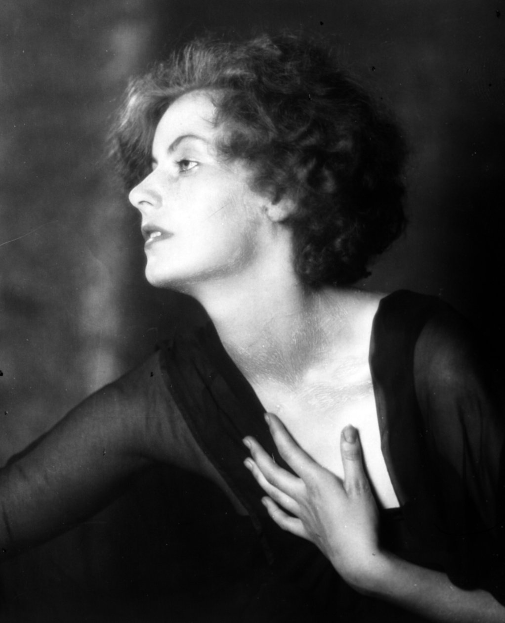 Greta Garbo, 1925 (bw fotó) alkotó: Arnold Genthe