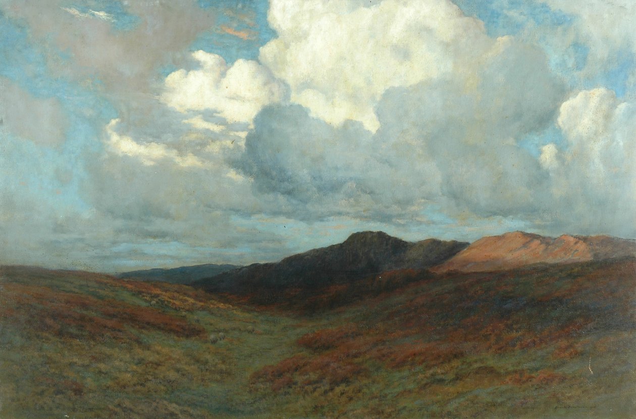 Moorland, 1907 körül alkotó: Arnold Priestman
