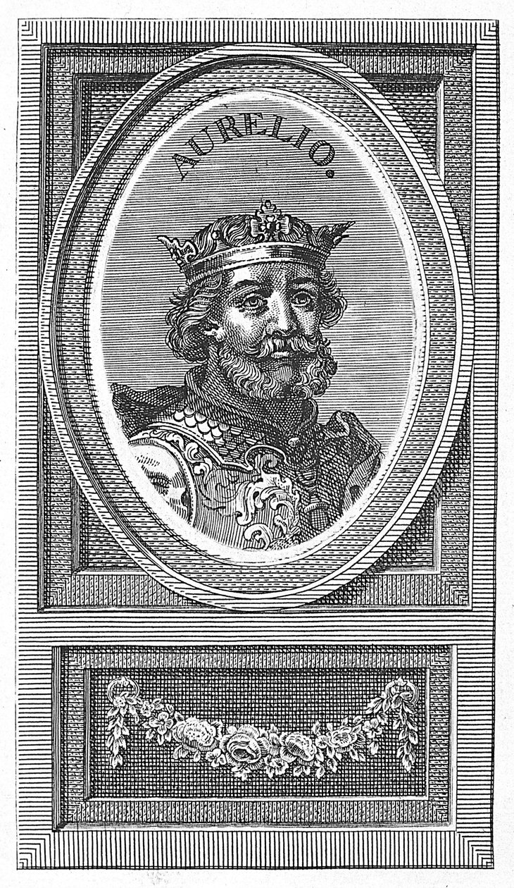 Aurelio, Asztúria királya alkotó: Arnold van Westerhout