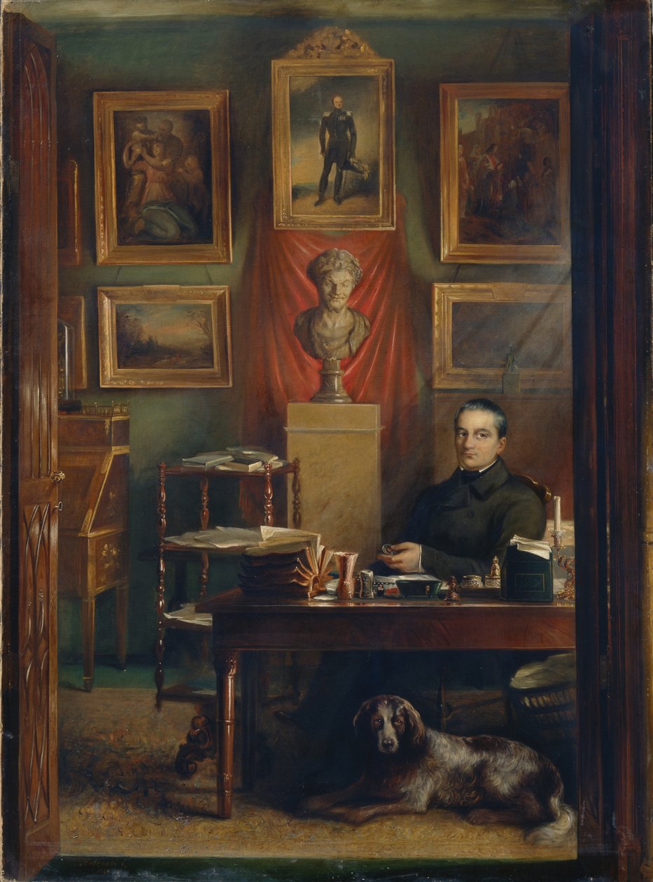 Dmitrij Petrovics Buturlin gróf portréja 1790-1849, 1851 alkotó: Arnold Abramovich Zelensky