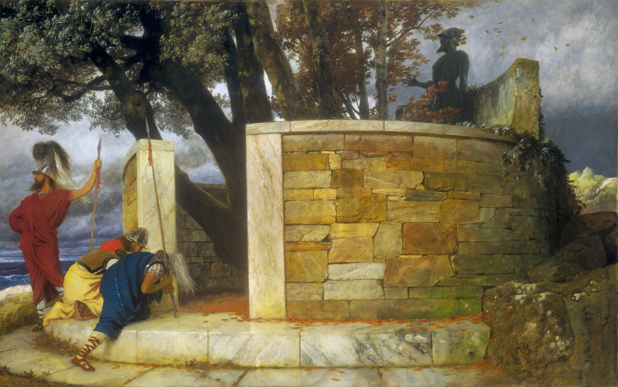 Herkules szentélye alkotó: Arnold Böcklin