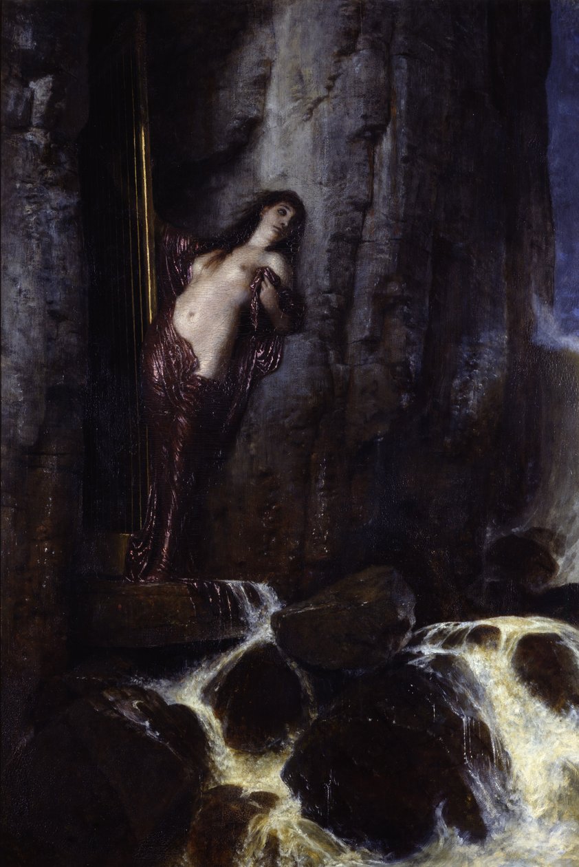 Tengeri hullámverés (A hang) alkotó: Arnold Böcklin