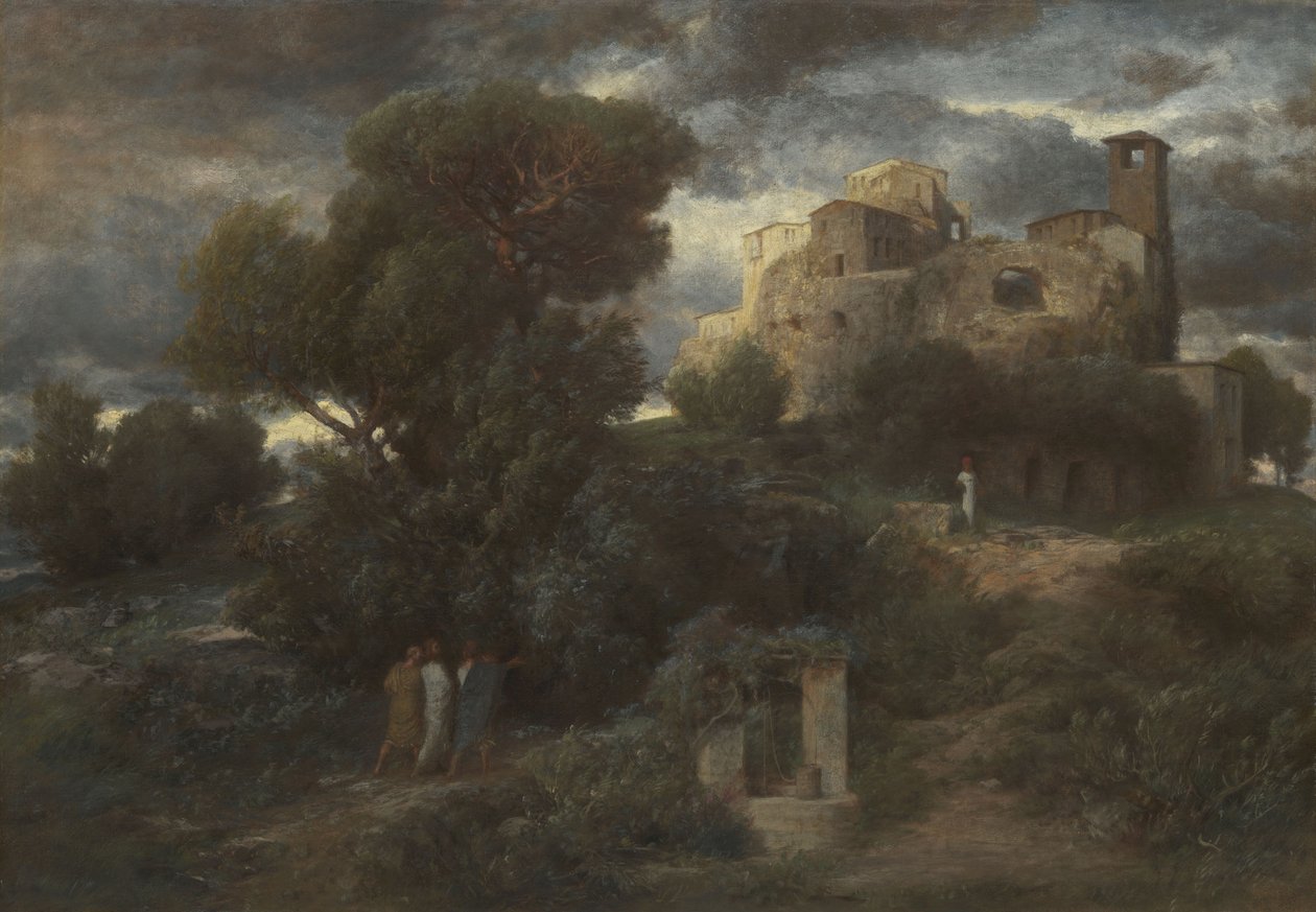 Út Emmauszba alkotó: Arnold Böcklin