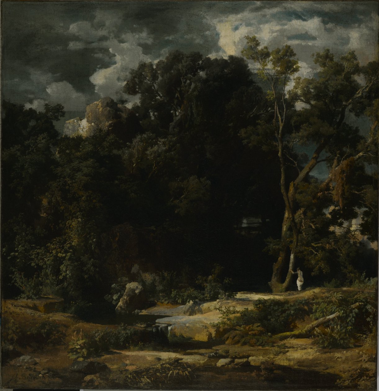Római tájkép alkotó: Arnold Böcklin