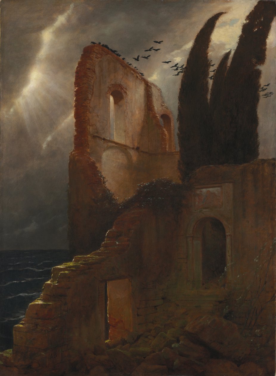 Rom a tenger mellett alkotó: Arnold Böcklin
