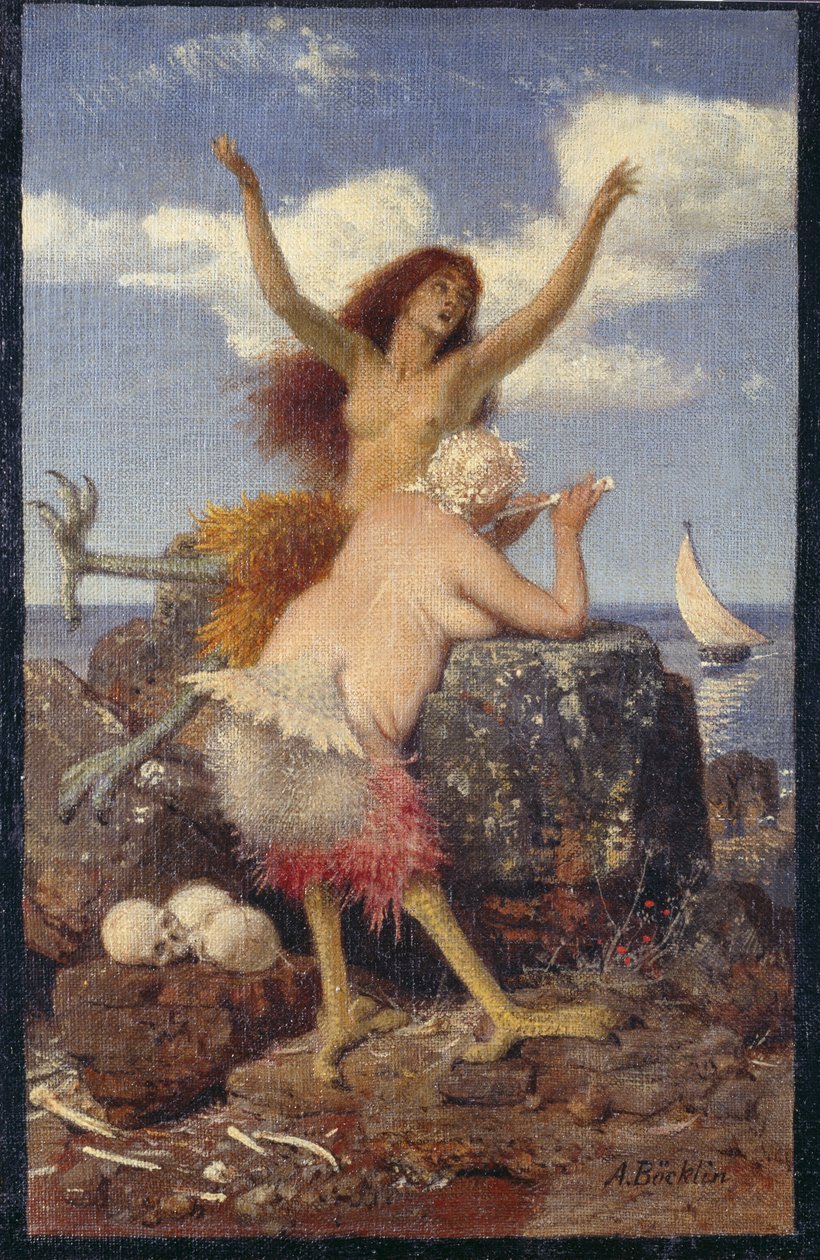 Szirének alkotó: Arnold Böcklin
