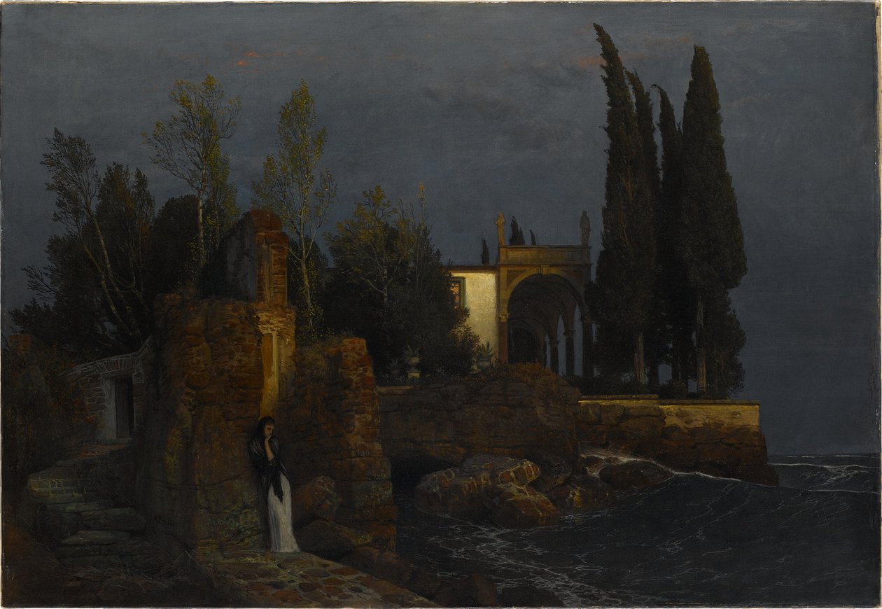 Villa a tengerparton alkotó: Arnold Böcklin