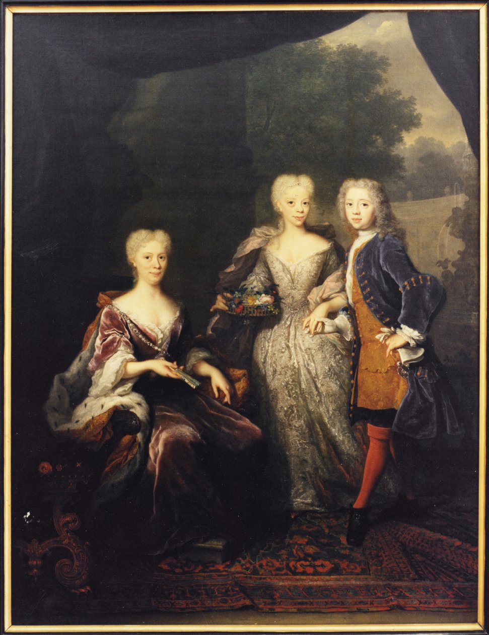 Marie Louise de Hesse Cassel, Orange hercegnője gyermekeivel, Amelie d
