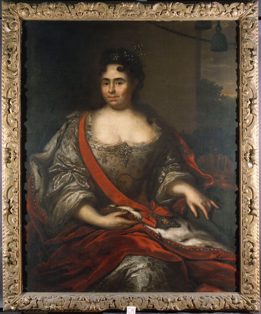 I. Katalin orosz királynő portréja, 1717 alkotó: Arnold Boonen