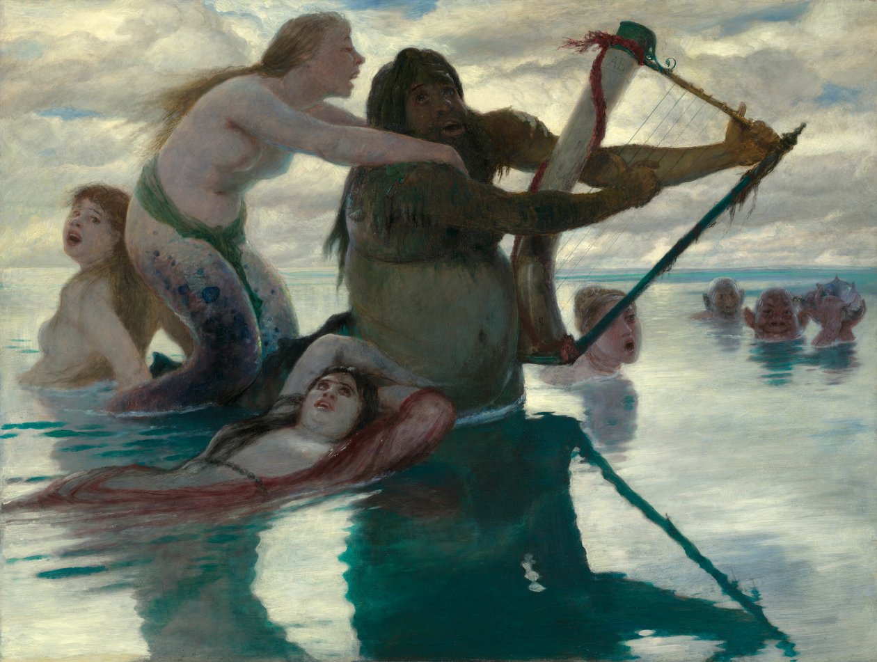 A tengerben alkotó: Arnold Böcklin